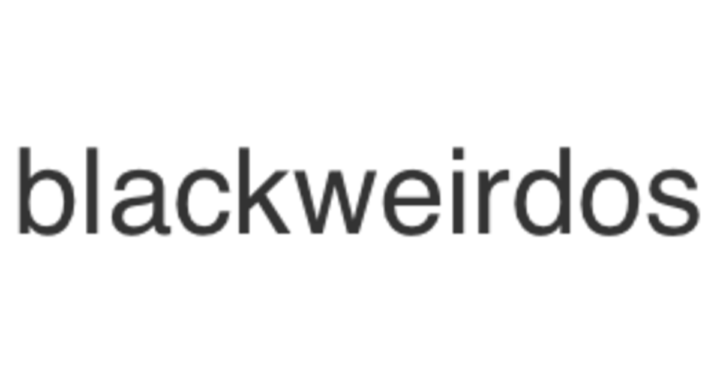 ウィットに富んだグラフィックが魅力 BlackWeirdos(ブラックウィドー)